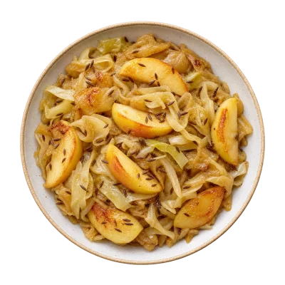 Капуста с яблоками